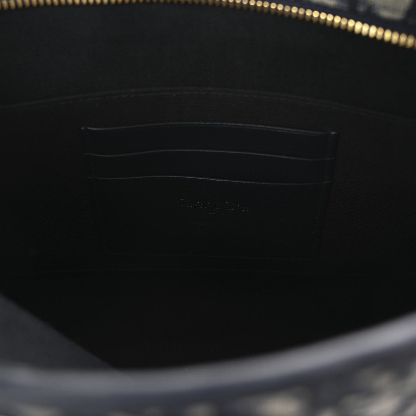 Christian Dior Oblique 30 Montaigne Pouch Blue