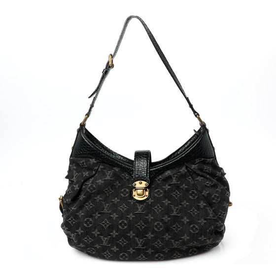 Louis Vuitton Denim Mahina S Black