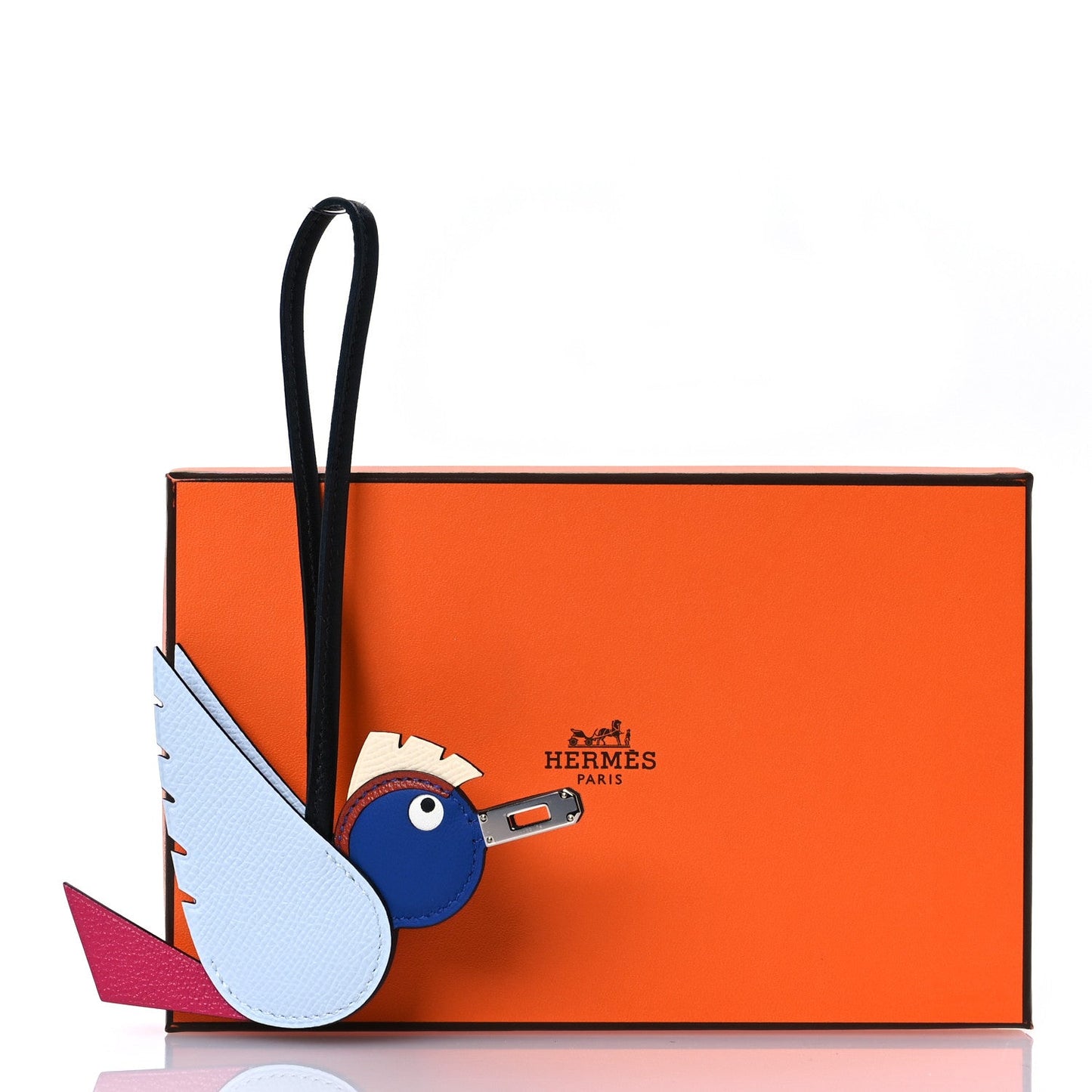 Hermes Epsom Swift Chevre Mysore Birdy Bag Charm Bleu Brume Rose Mexico Bleu Royal Cuivre Nata Black