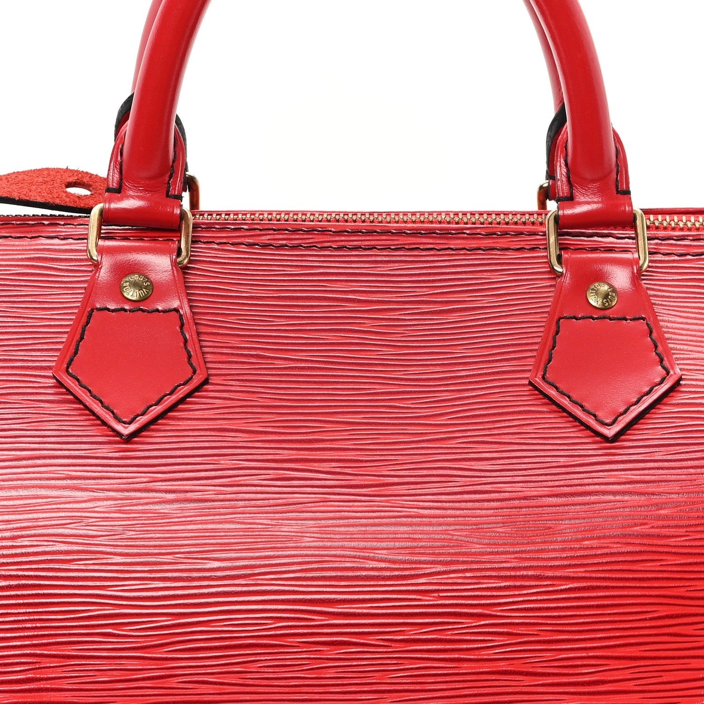 Louis Vuitton Epi Speedy 30 Castillan Red
