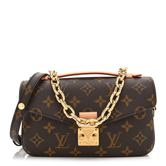 Louis Vuitton Monogram Pochette Metis East West