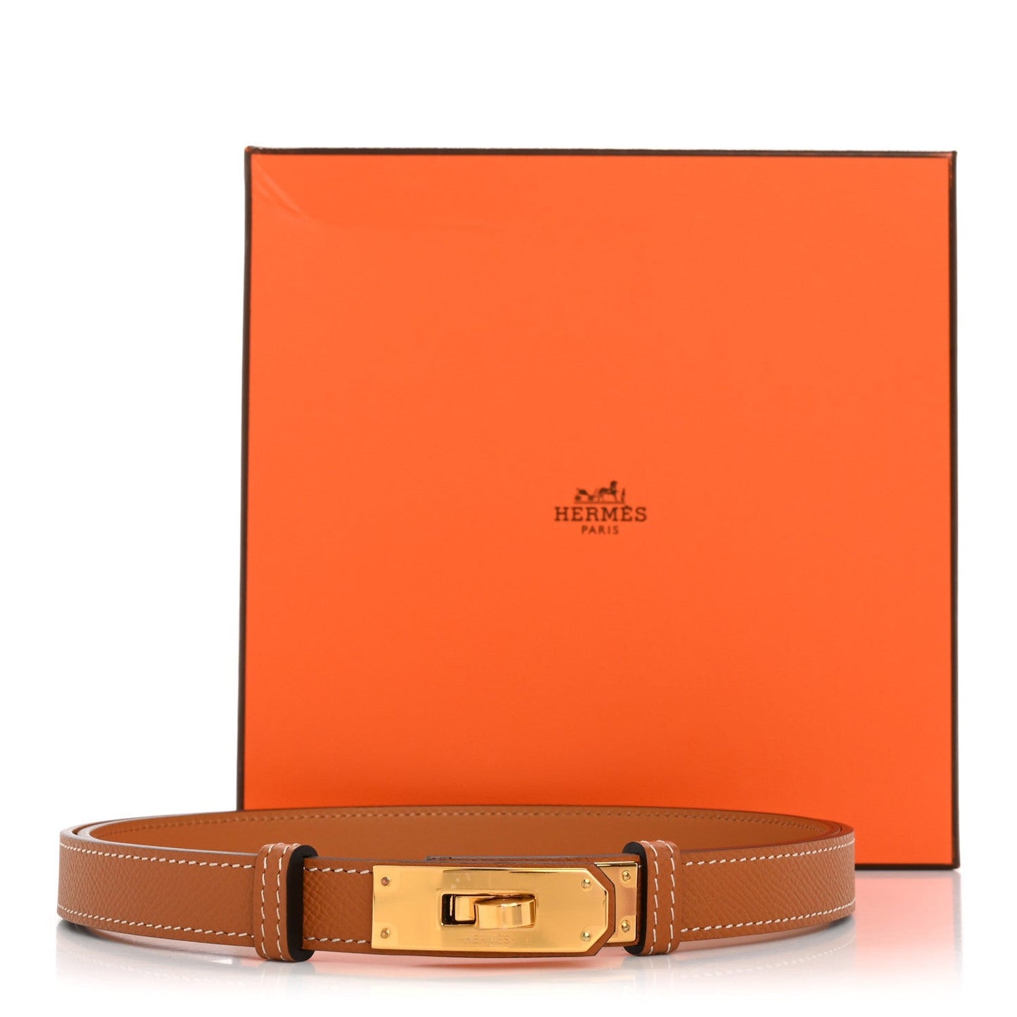 Hermes Epsom Kelly Belt Gold