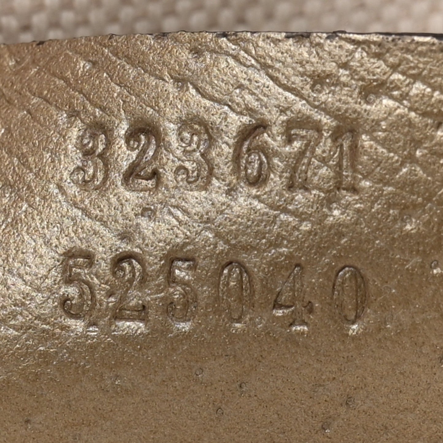 Gucci Monogram Medium Bree Zippered Tote Beige Golden Beige