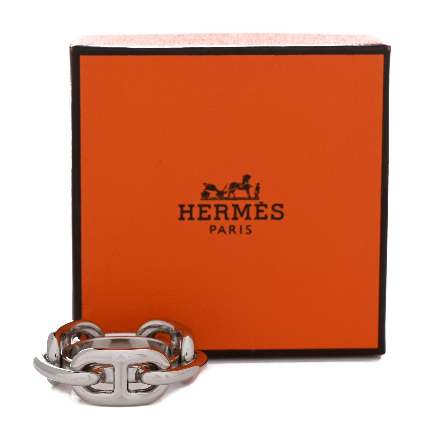 Hermes Palladium Regate Scarf Ring