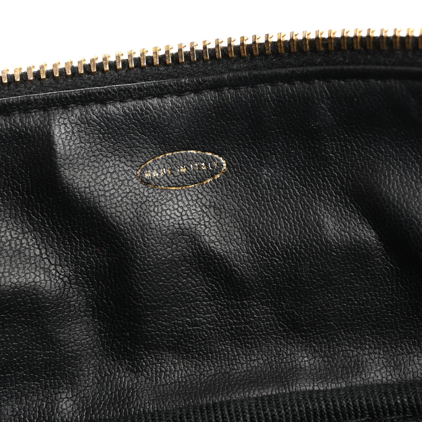 Chanel Lambskin Vanity Cosmetic Case Black