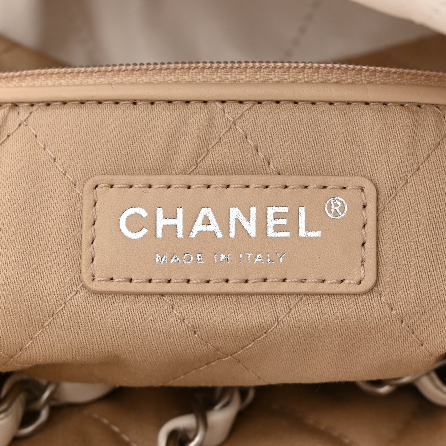 Chanel Shiny Calfskin Quilted Small 22 White