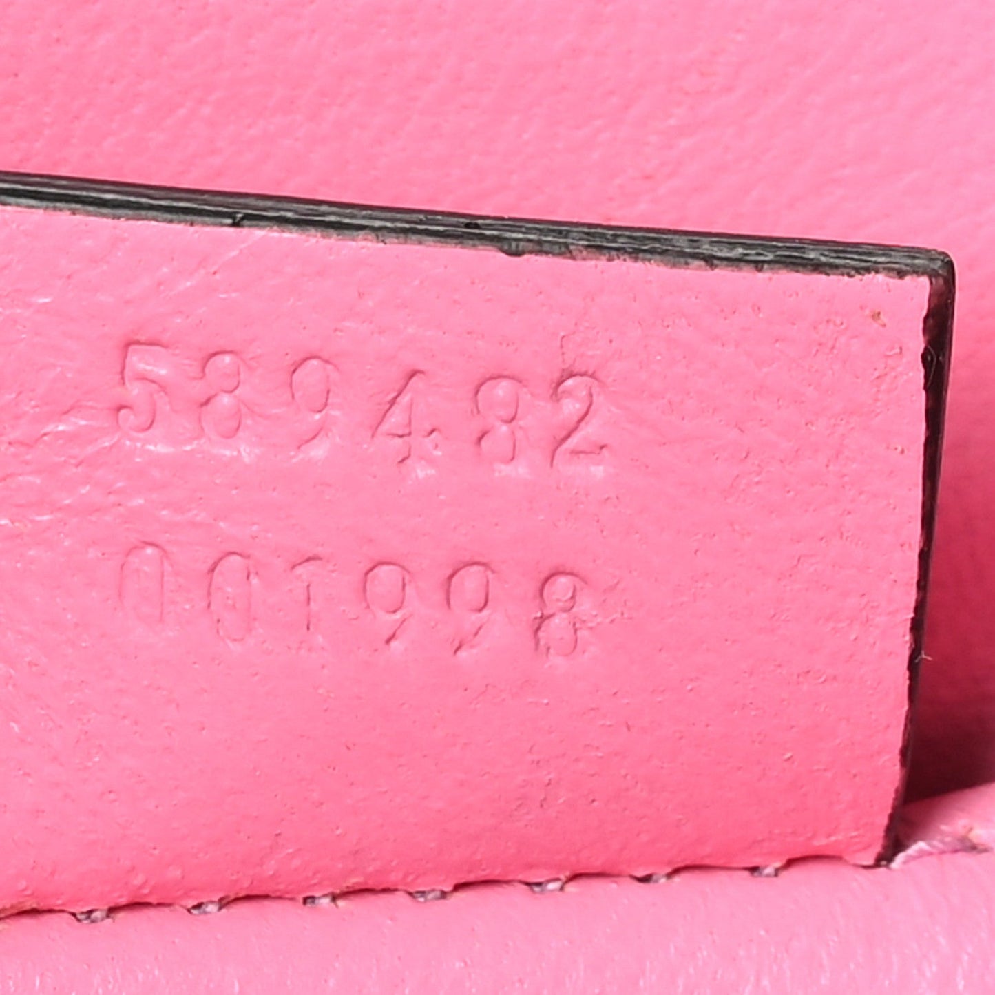 Gucci Plexiglass Mini Sylvie 1969 Top Handle Bag Pink