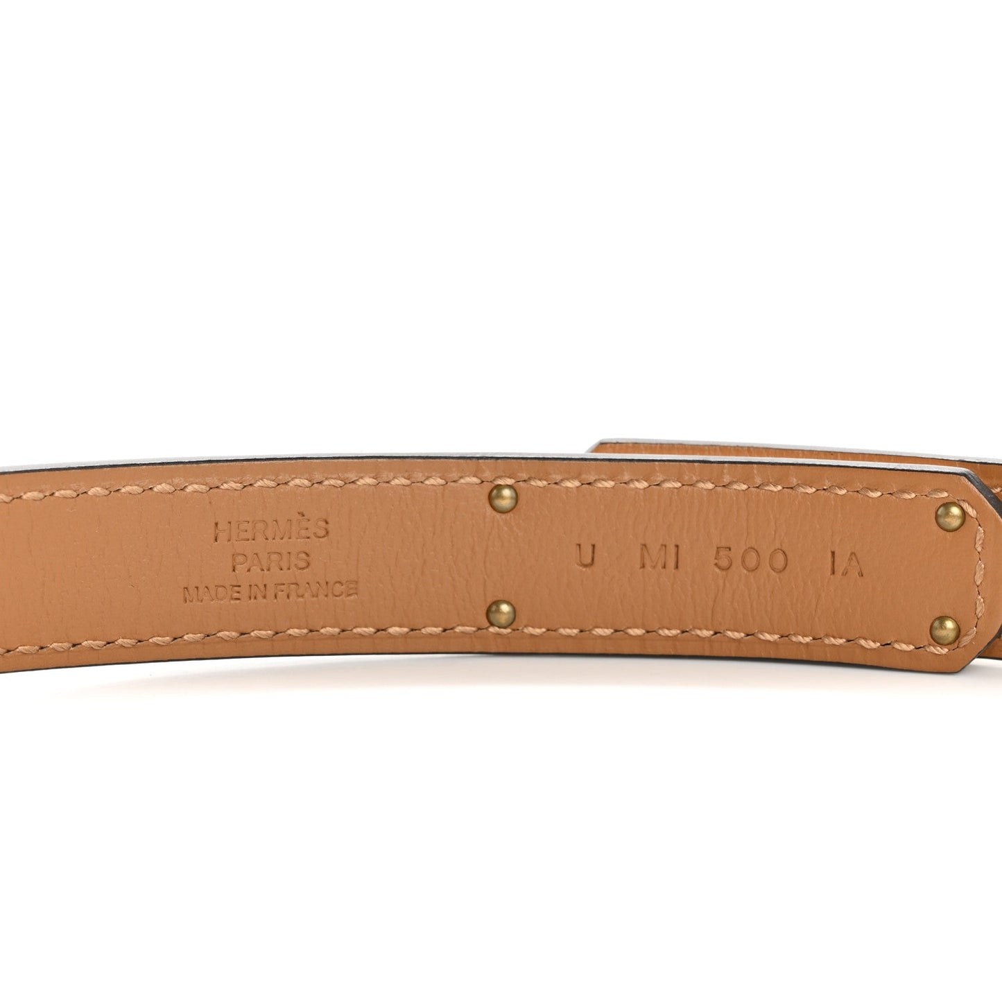 Hermes Epsom Kelly Belt Black