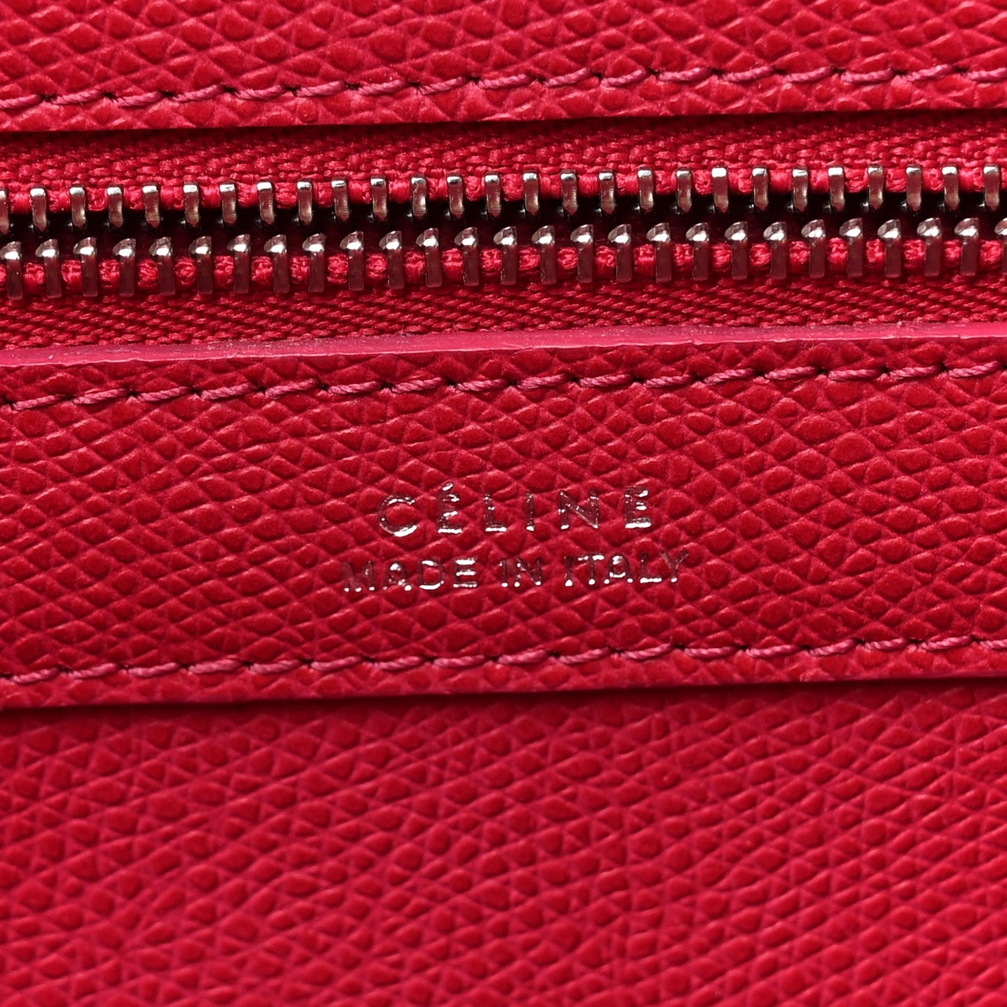Celine Grained Calfskin Medium Horizontal Cabas Phantom Pink