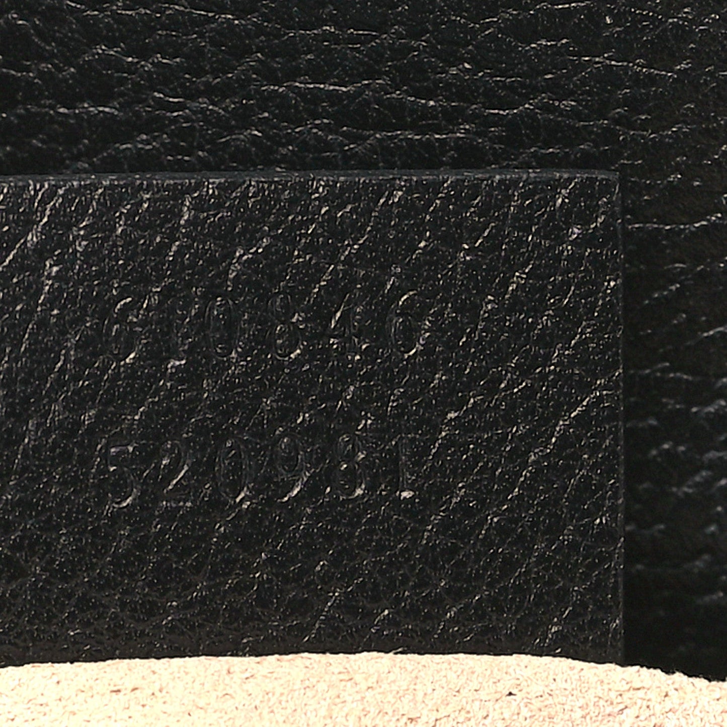 Gucci Glazed Textured Calfskin Web Small Ophidia Bucket Bag Black