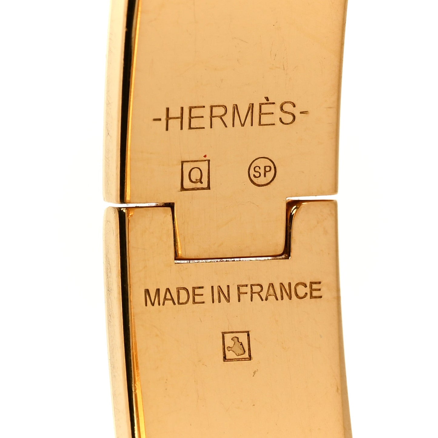 Hermes Enamel Narrow Clic Clac H Bracelet PM Black
