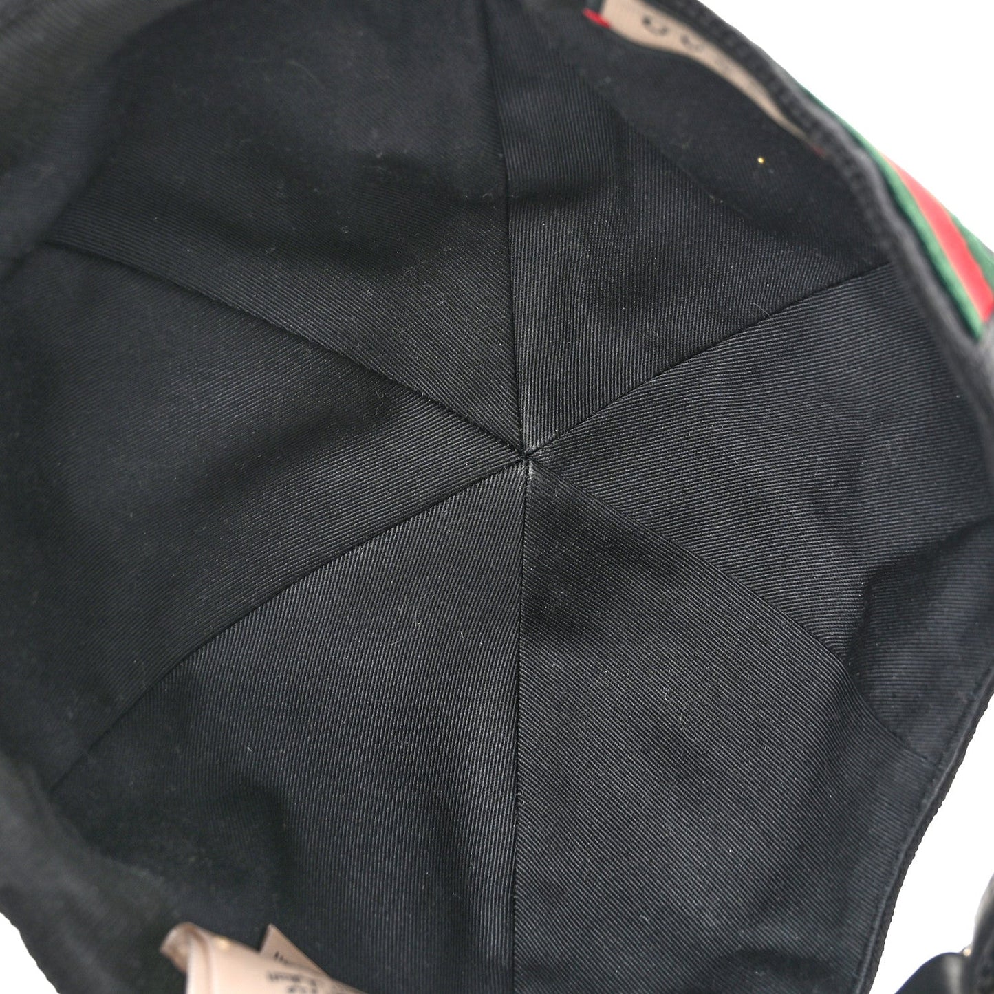 Gucci Monogram Web Baseball Hat XL Black