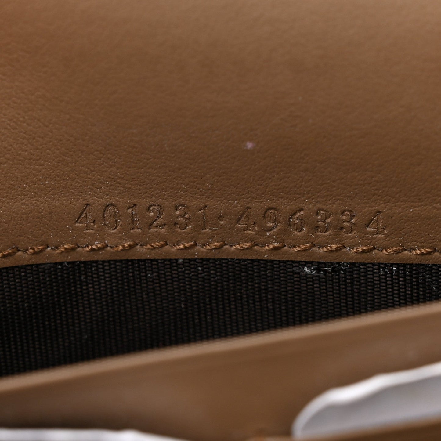 Gucci GG Supreme Monogram Mini Dionysus Chain Wallet Beige Taupe