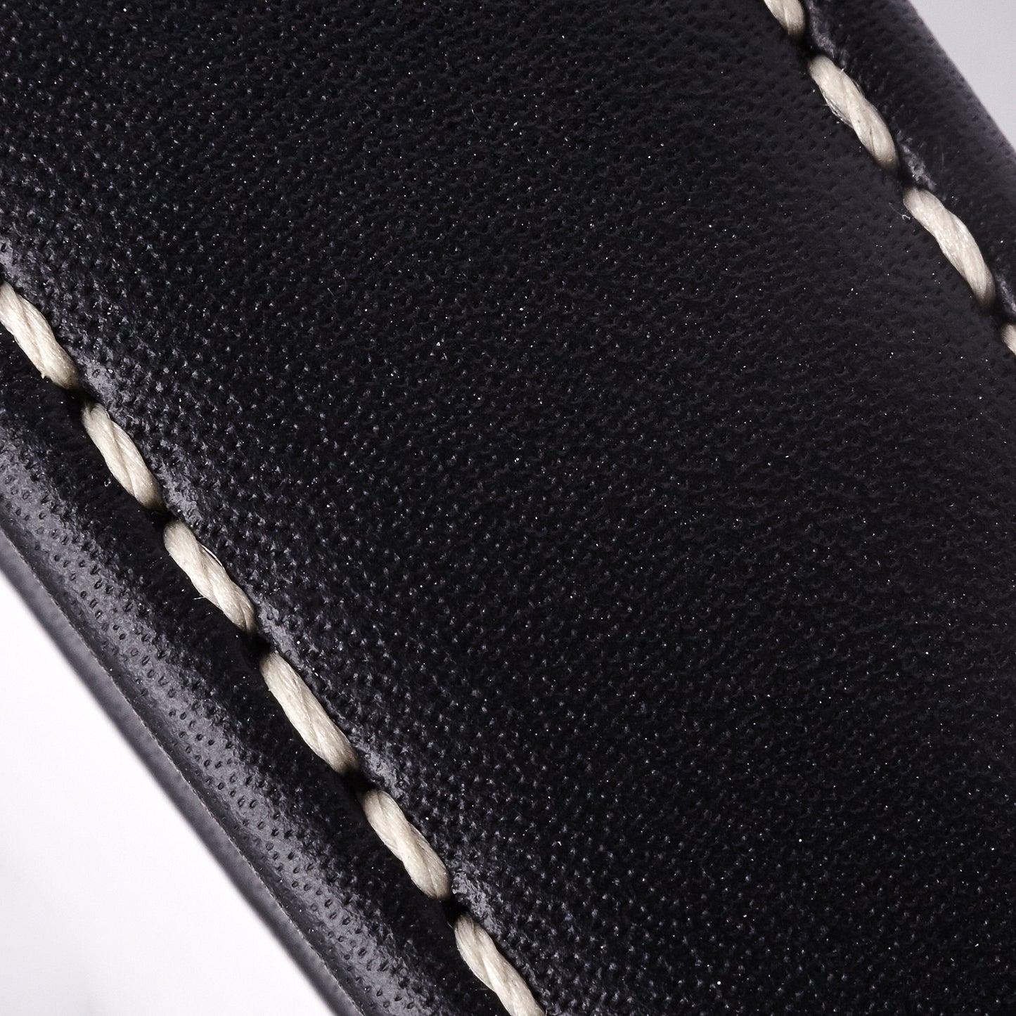 Leather Strap - EP120 Black/White