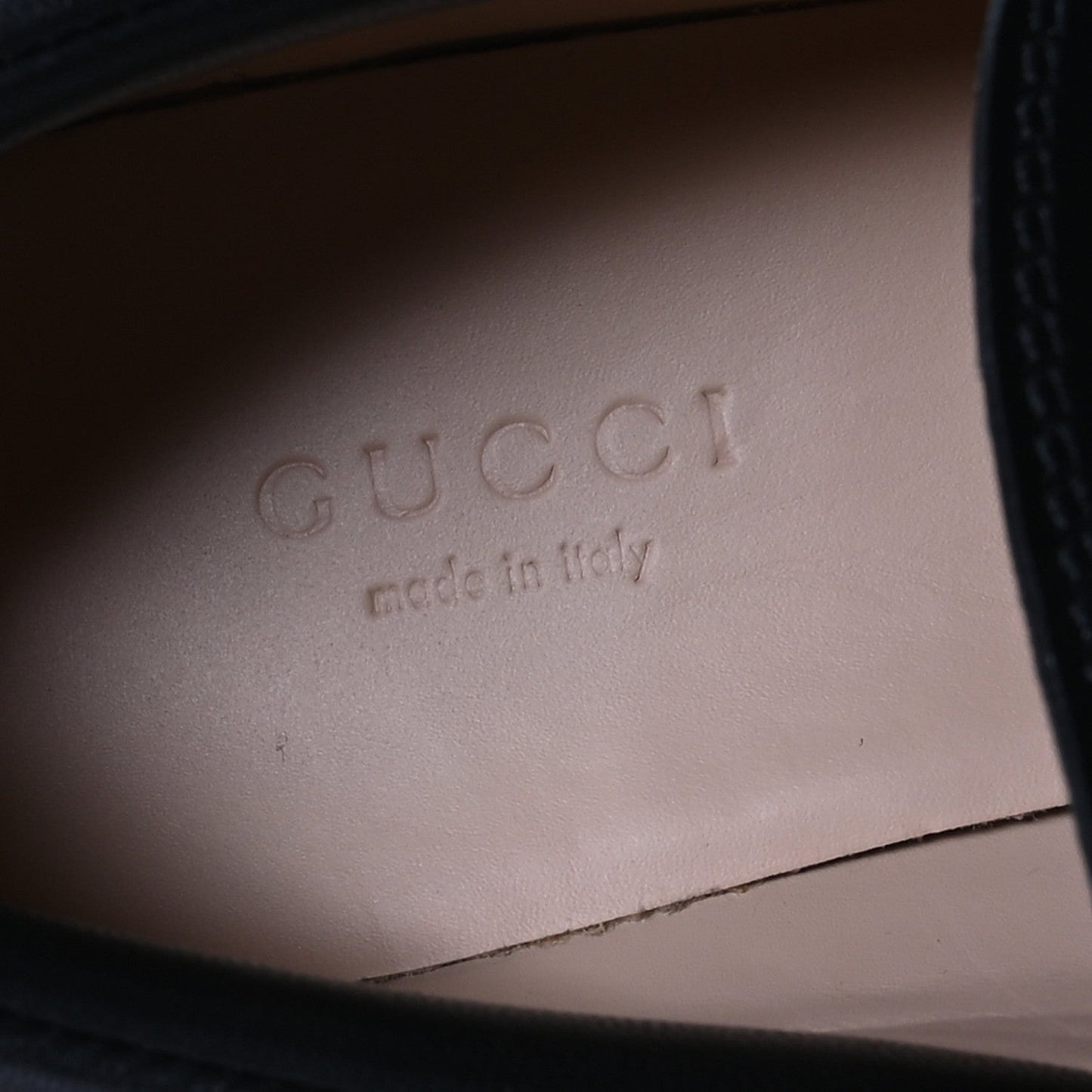 Gucci Magnum Calfskin Nappa Samoa Womens Horsebit Platform Chunky Lug Sole 40mm Loafers 35 Black