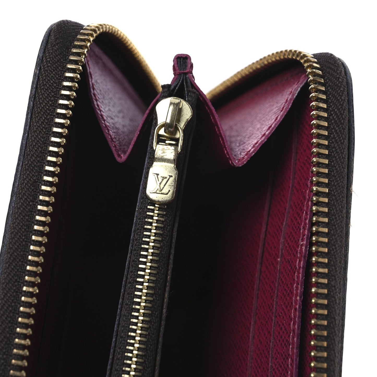 Louis Vuitton Monogram Clemence Wallet Fuchsia