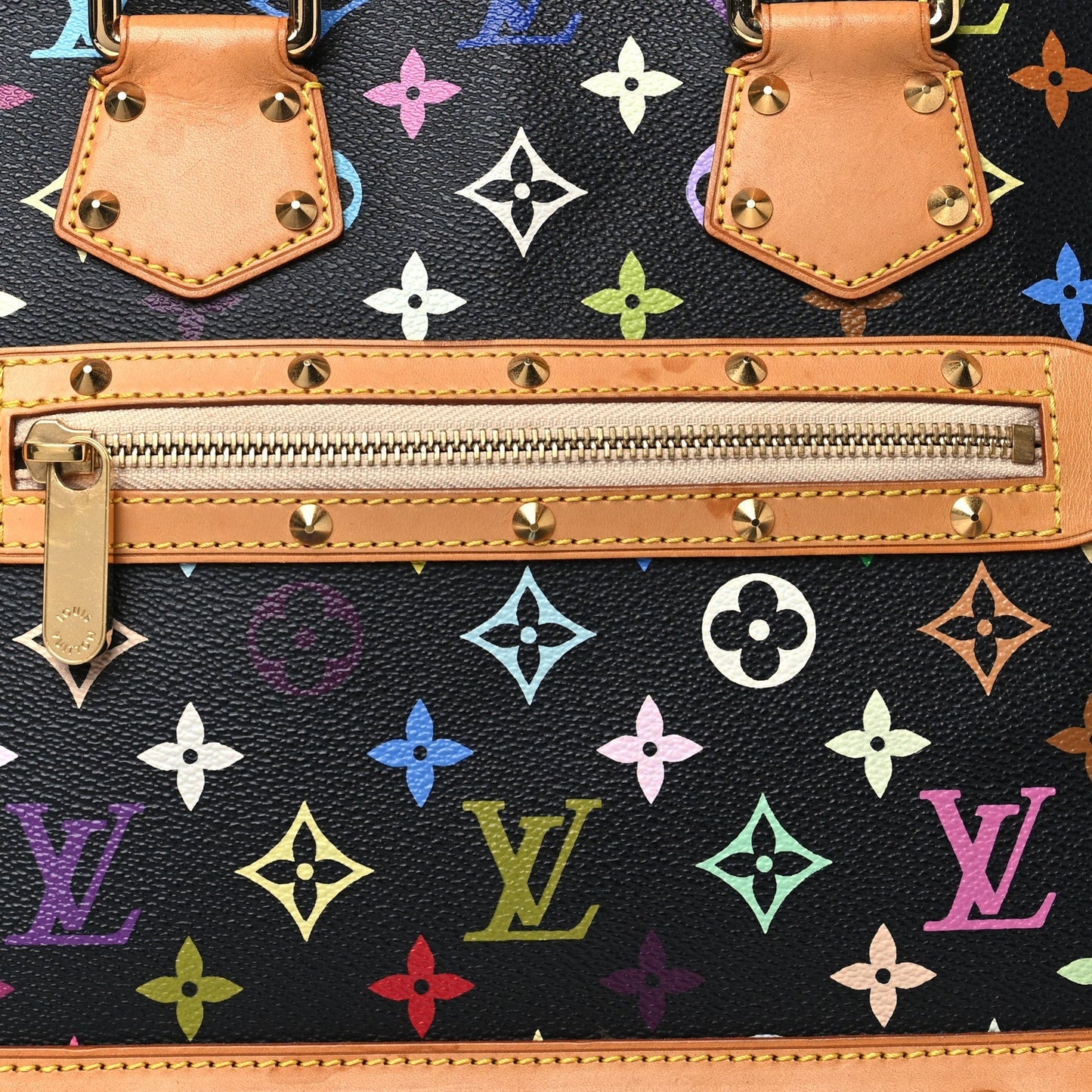 Louis Vuitton Monogram Multicolor Alma Black