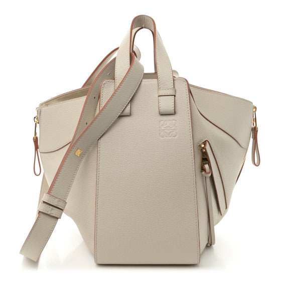 Loewe Grained Calfskin Small Hammock Shoulder Bag Light Ghost
