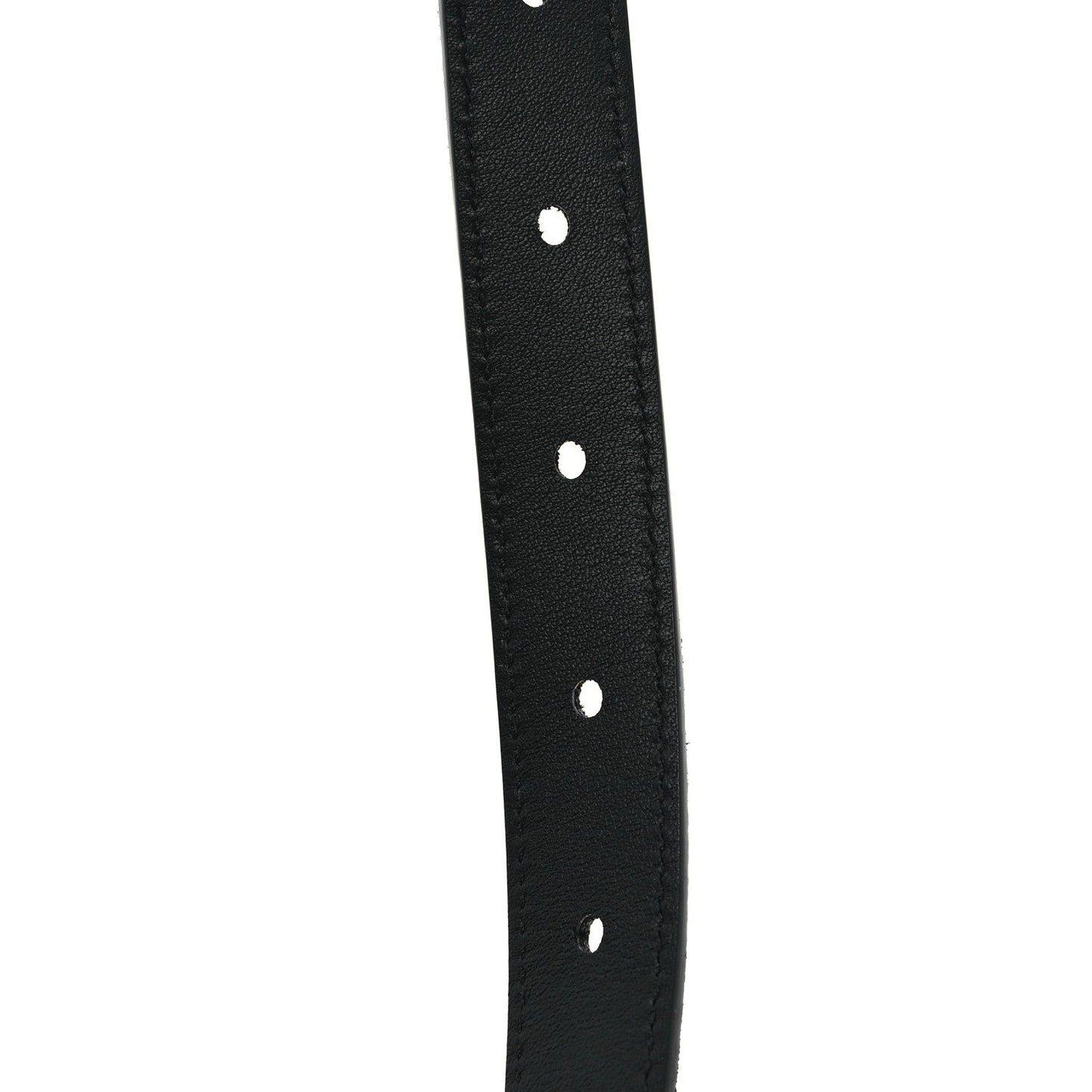 Saint Laurent Suede Calfskin Monogram Square Buckle Belt 85 34 Black