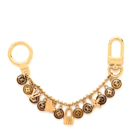 Louis Vuitton Pastilles Key Chain Bag Charm Brown