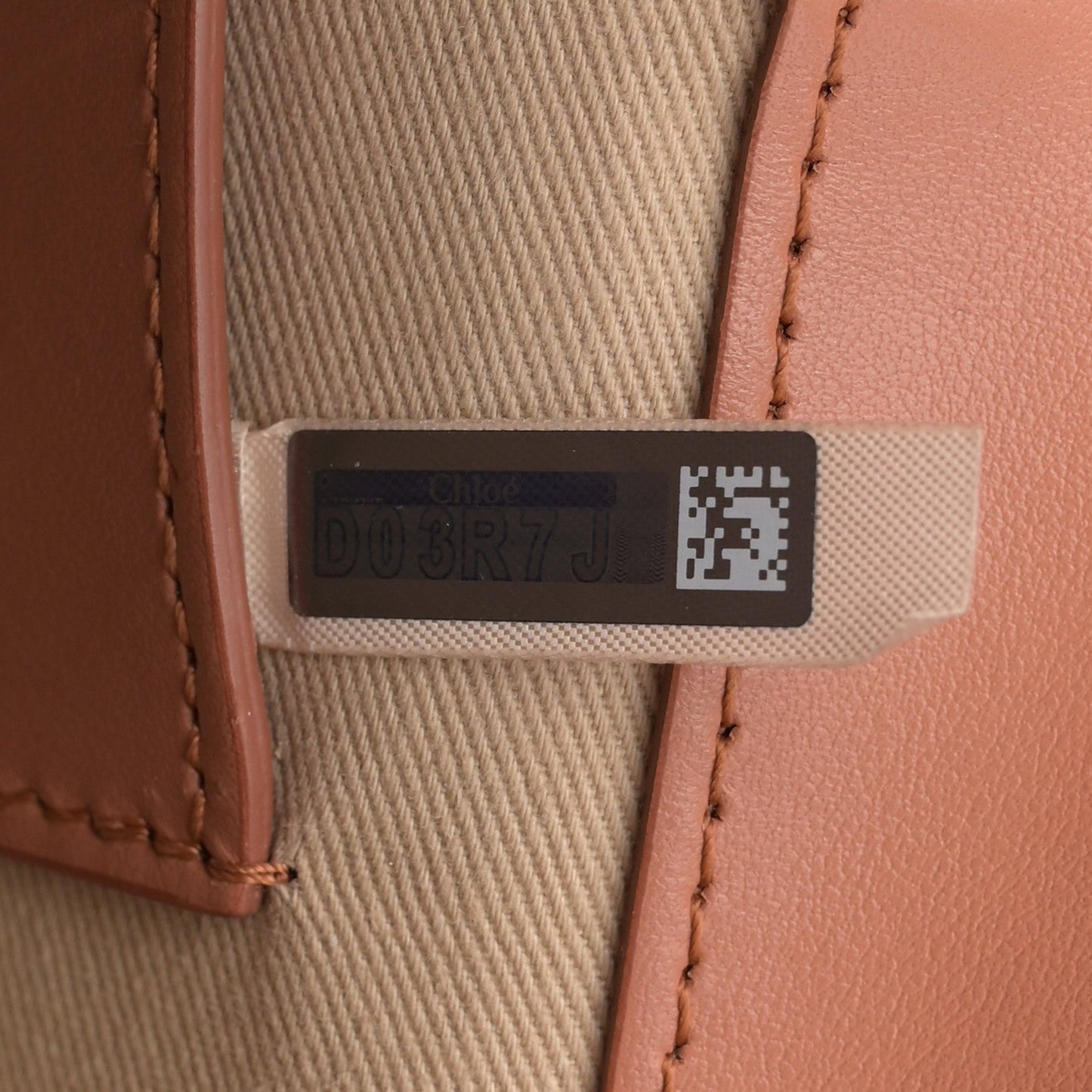 Chloe Calfskin Small Tess Bag Muted Brown