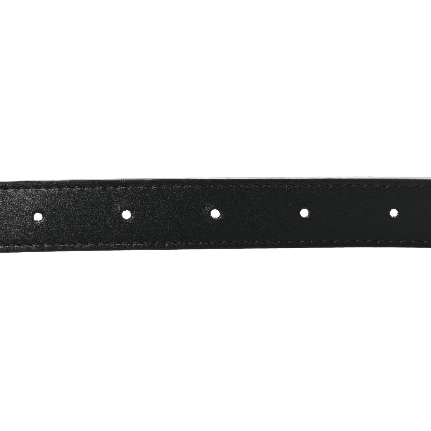 Louis Vuitton Calfskin Monogram 20mm LV Iconic Reversible Belt Black
