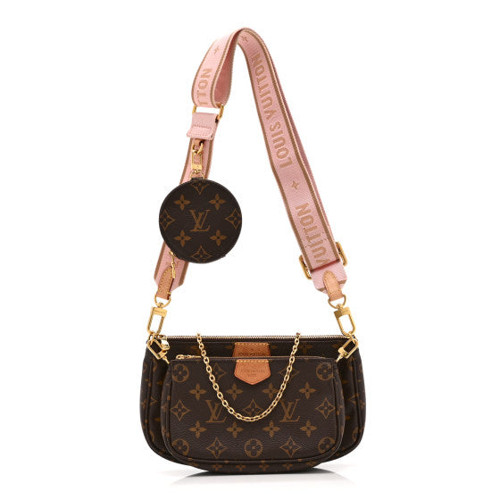 Louis Vuitton Monogram Multi Pochette Accessories Rose Clair