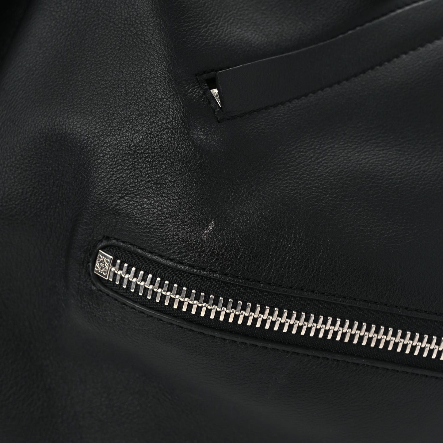 Loewe Calfskin Medium Hammock Shoulder Bag Black