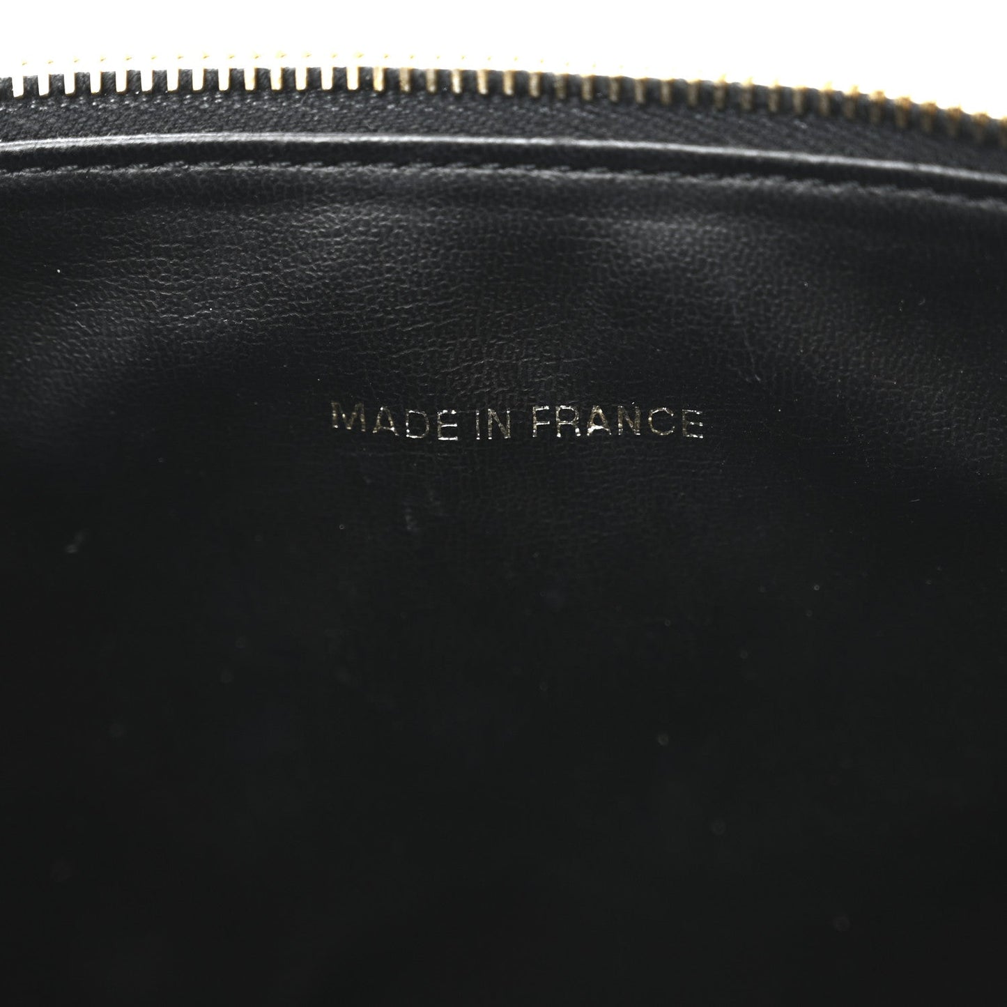 Chanel Caviar Vanity Cosmetic Case Black
