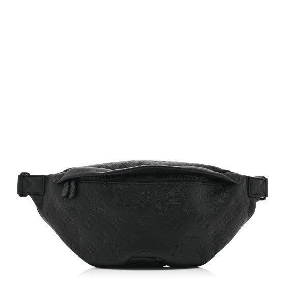 Louis Vuitton Calfskin Monogram Shadow Discovery Bumbag Black