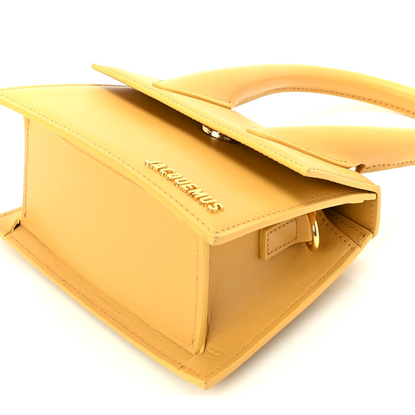 Jacquemus Smooth Calfskin Le Chiquito Moyen Yellow