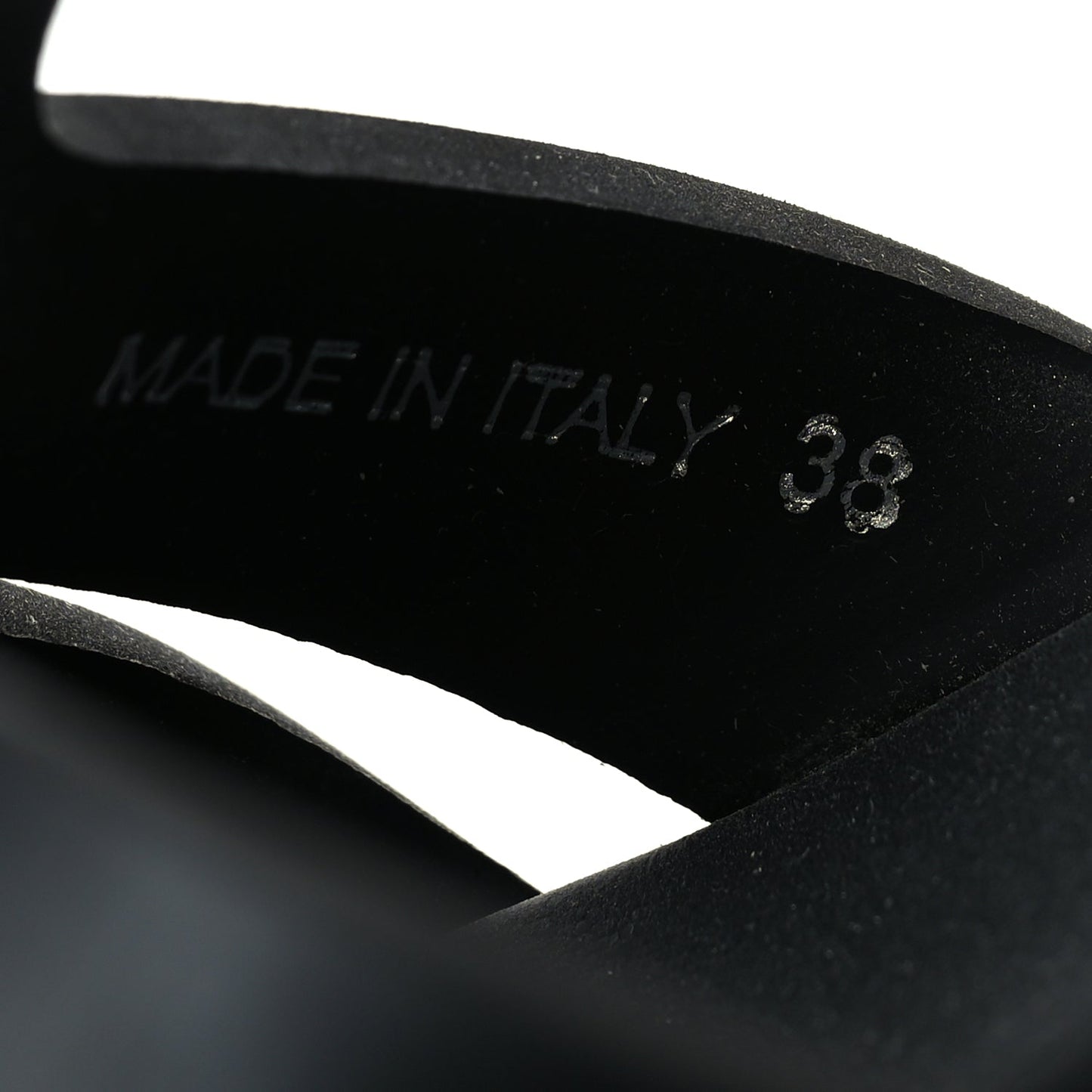 Prada Foam Rubber Metal Triangle Logo 50mm Cage Sandals 38 Black