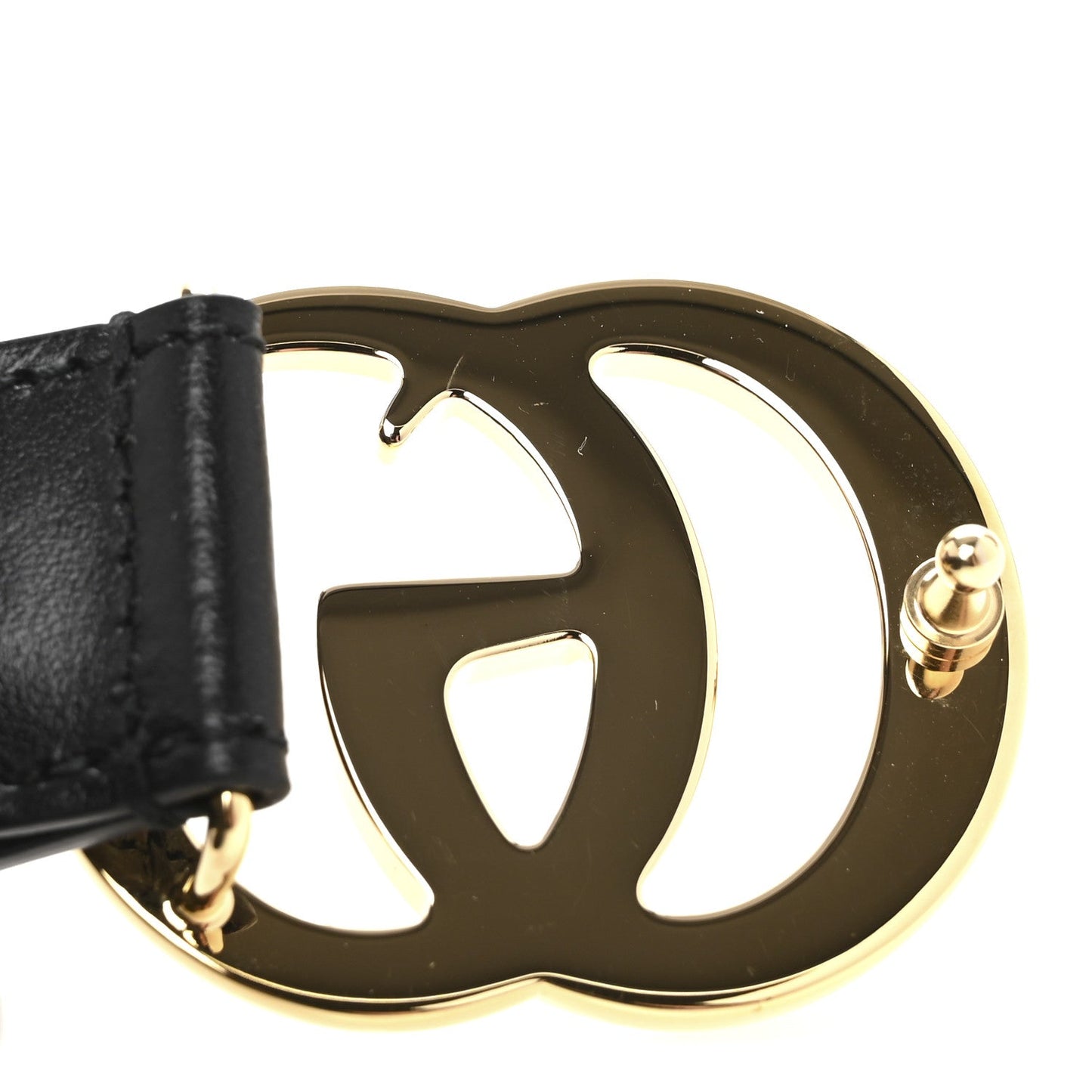 Gucci Calfskin Double G 30mm Belt 90 36 Black
