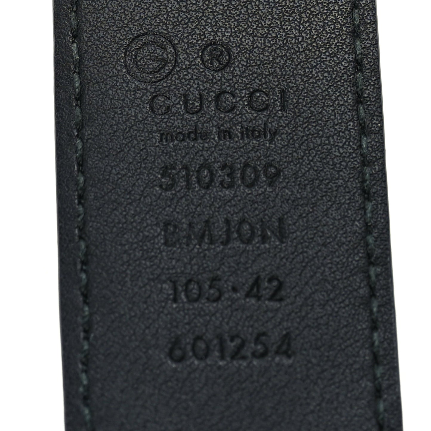 Gucci Guccissima Belt 105 42 Black