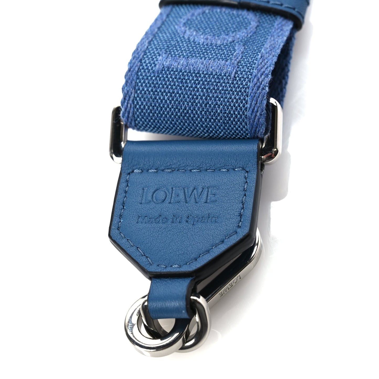 Loewe Calfskin Anagram Strap Blue