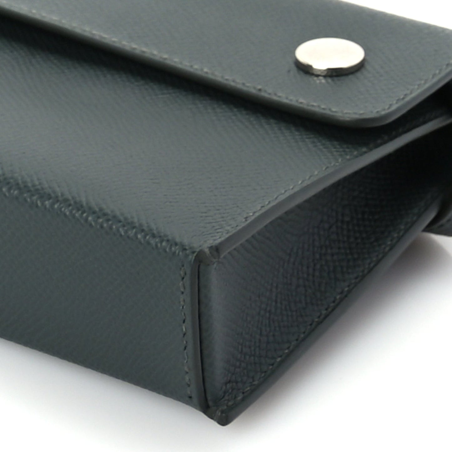 Hermes Epsom Hermesnap Wallet Vert Amande