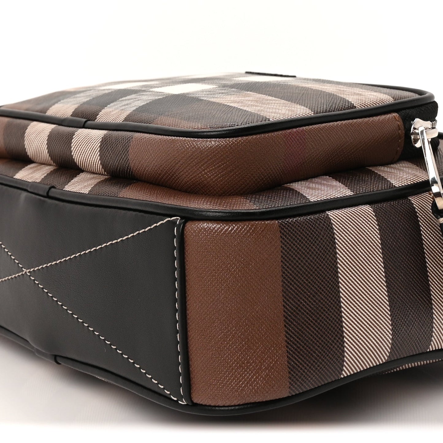 Burberry Canvas Check Paddy Messenger Birch Brown