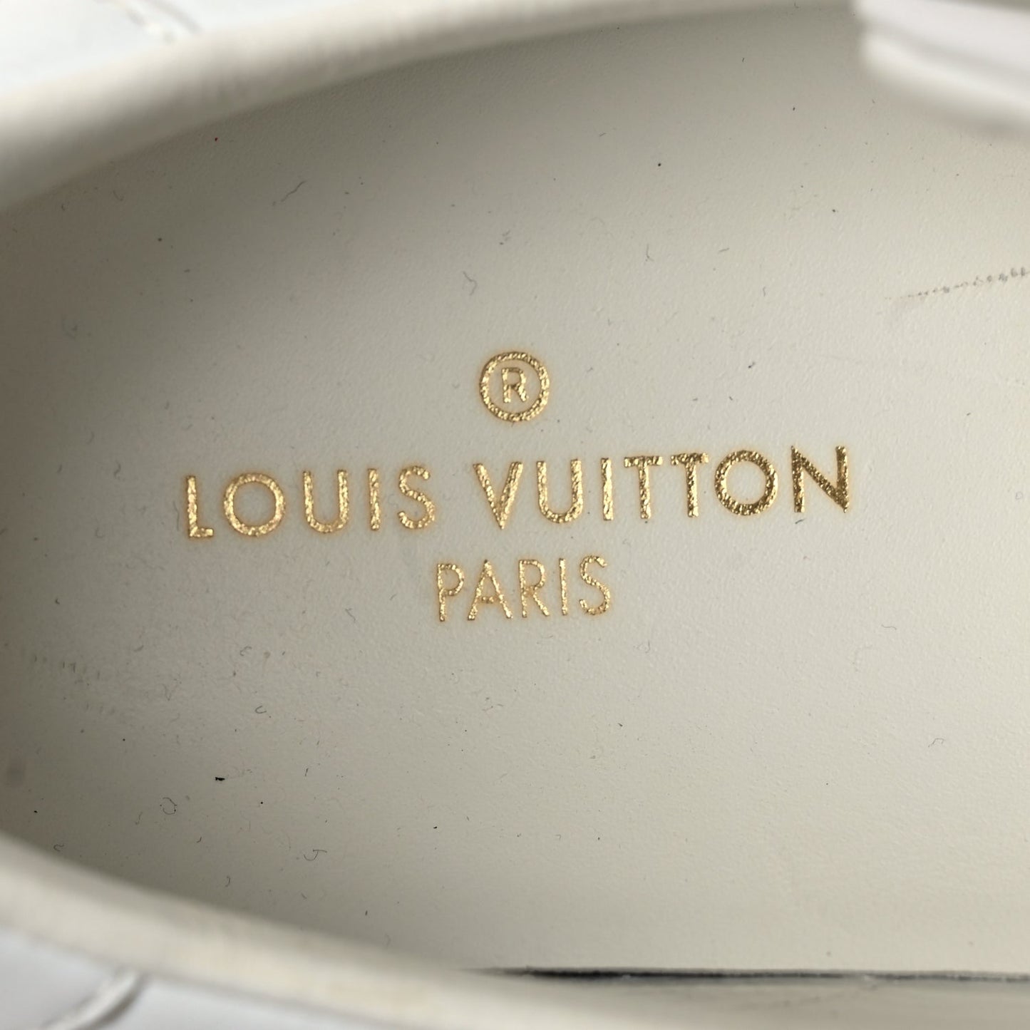 Louis Vuitton Monogram Time Out Sneakers 36 White Pink