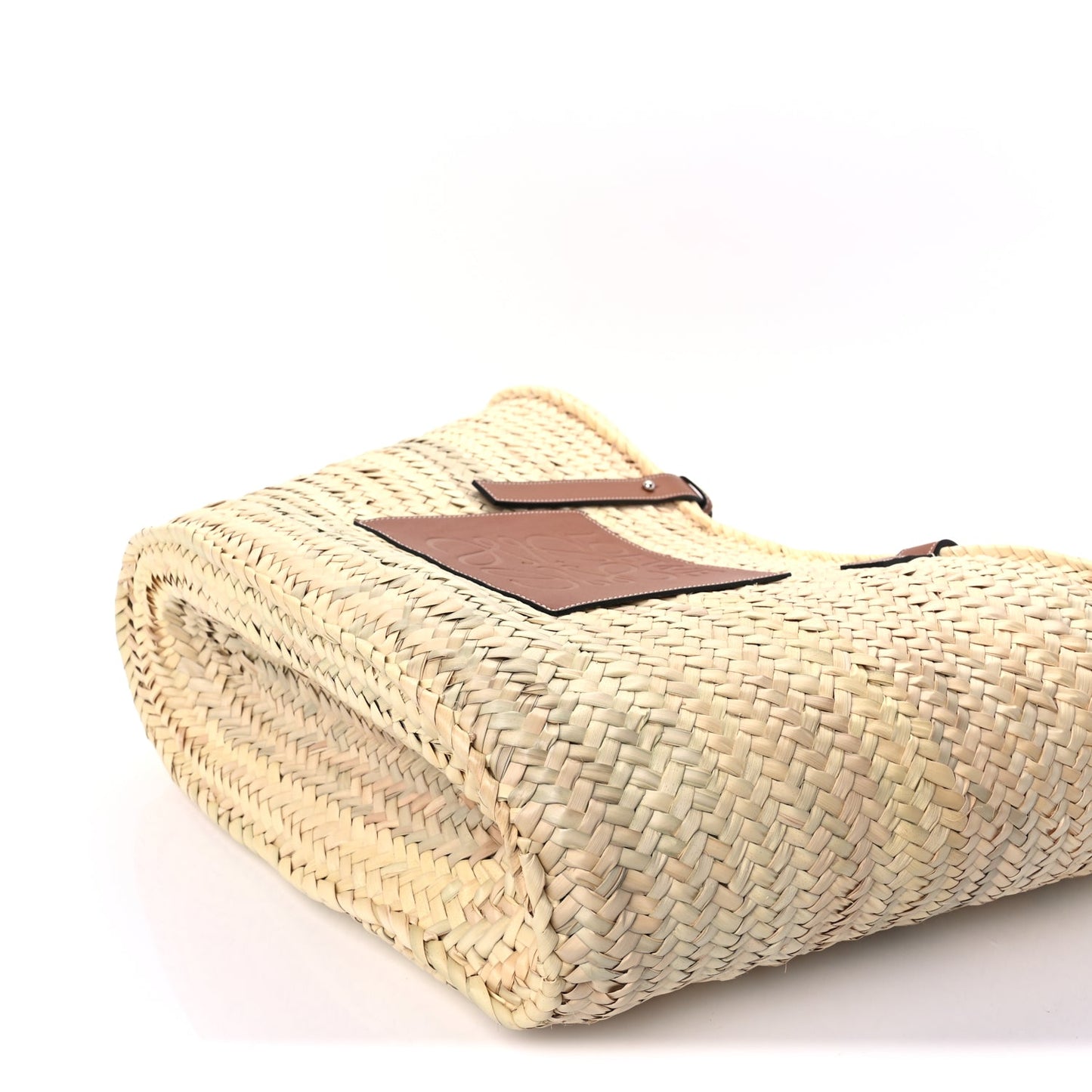 Loewe Raffia Large Basket Tote Bag Natural Tan