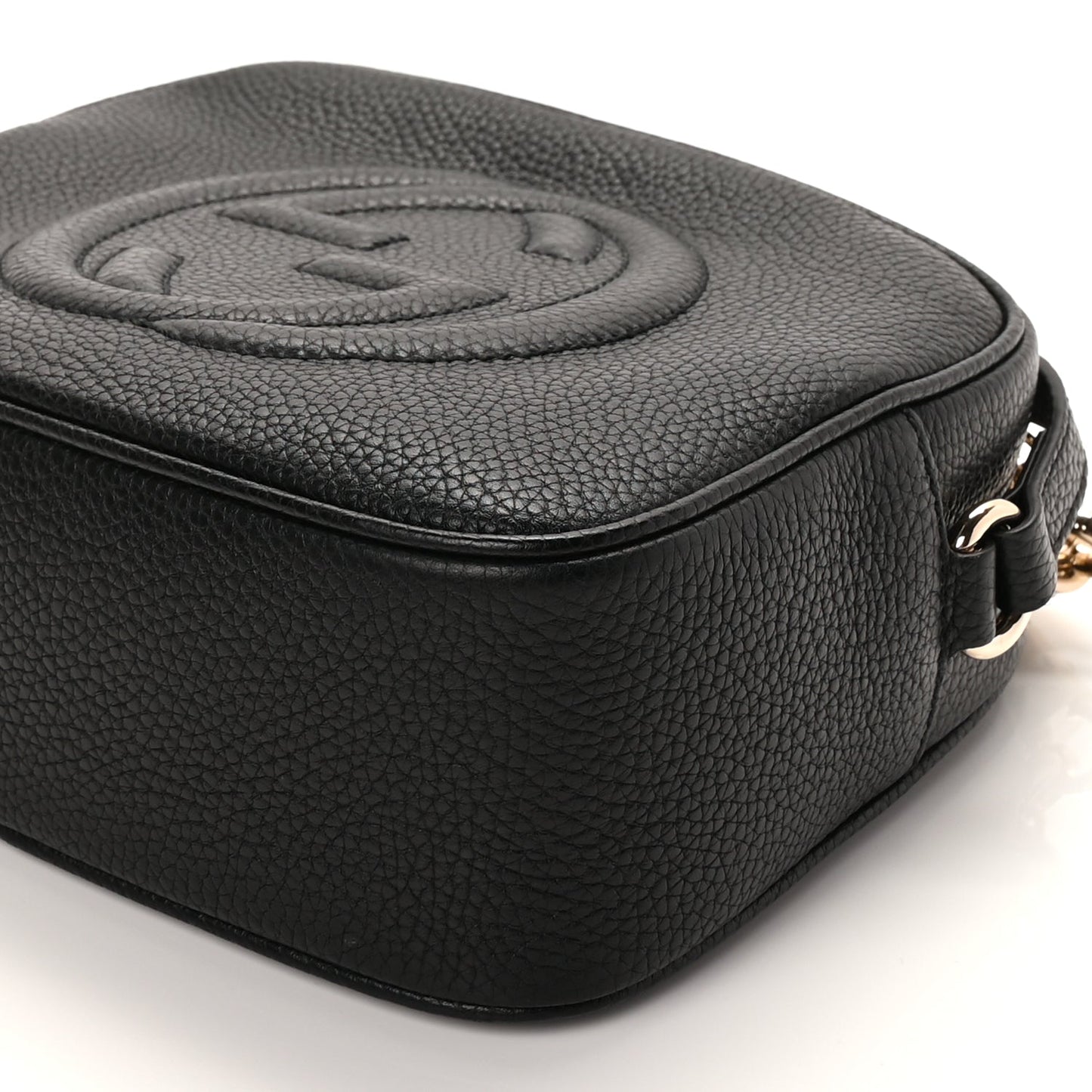 Gucci Pebbled Calfskin Small Soho Disco Bag Black