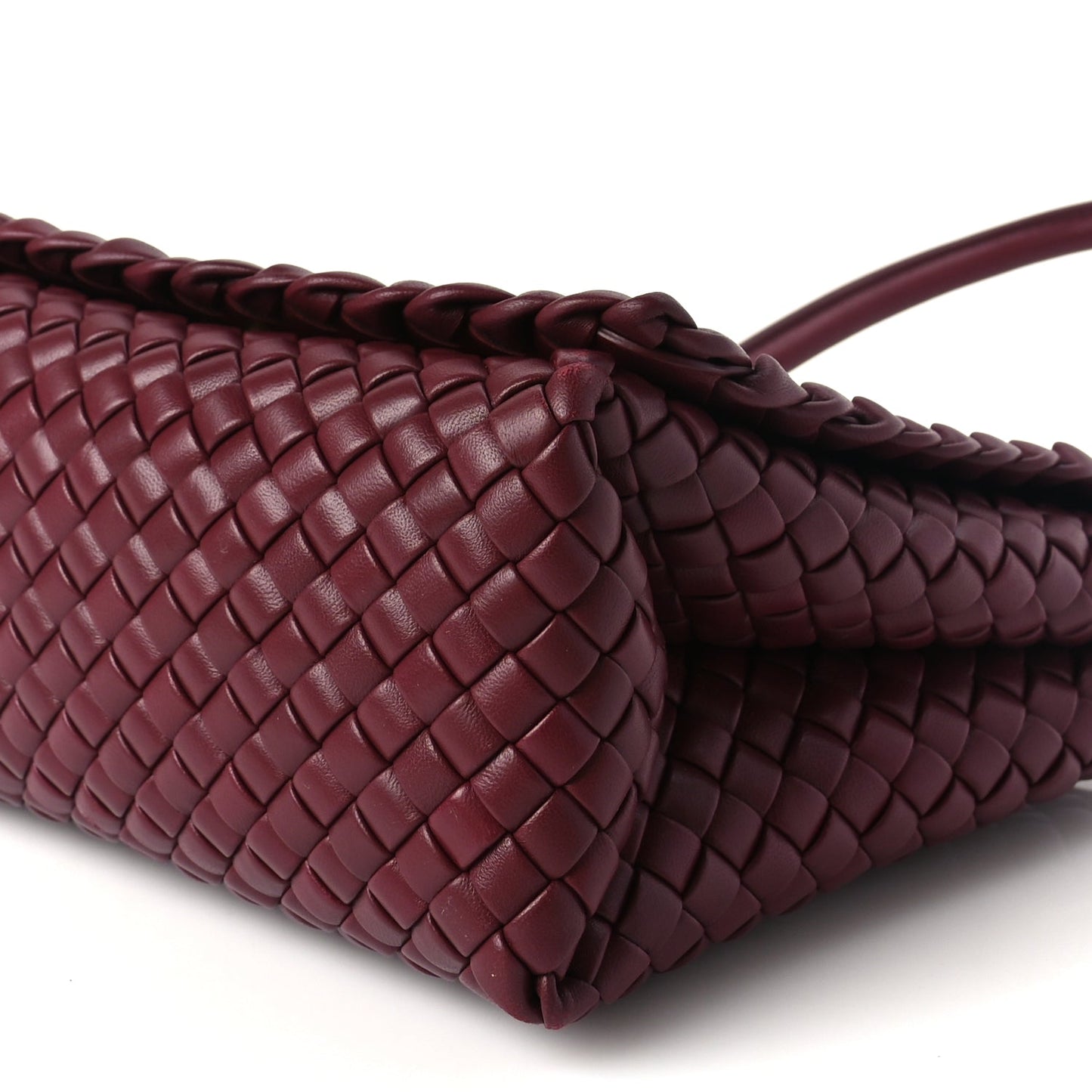 Bottega Veneta Nappa Intrecciato Patti Top Handle Bag Barolo