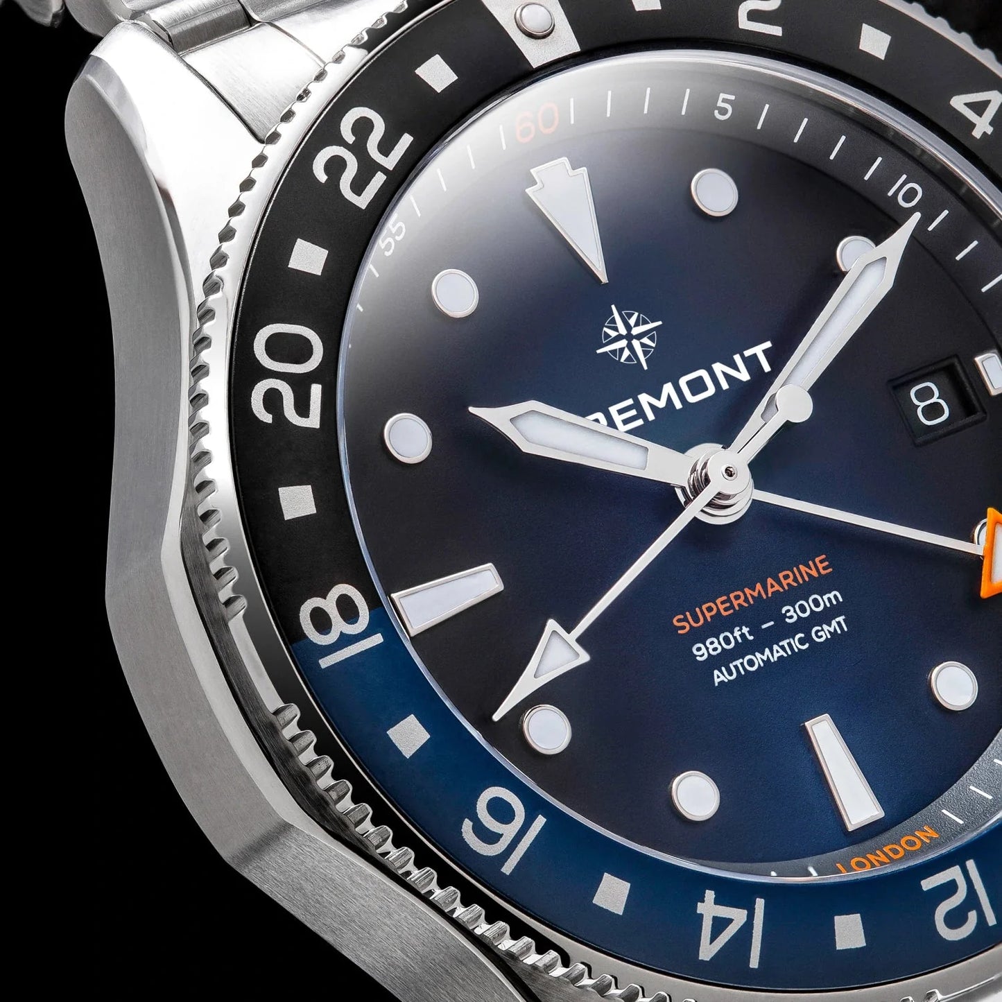 Supermarine 300M GMT, 'Glacier' Blue