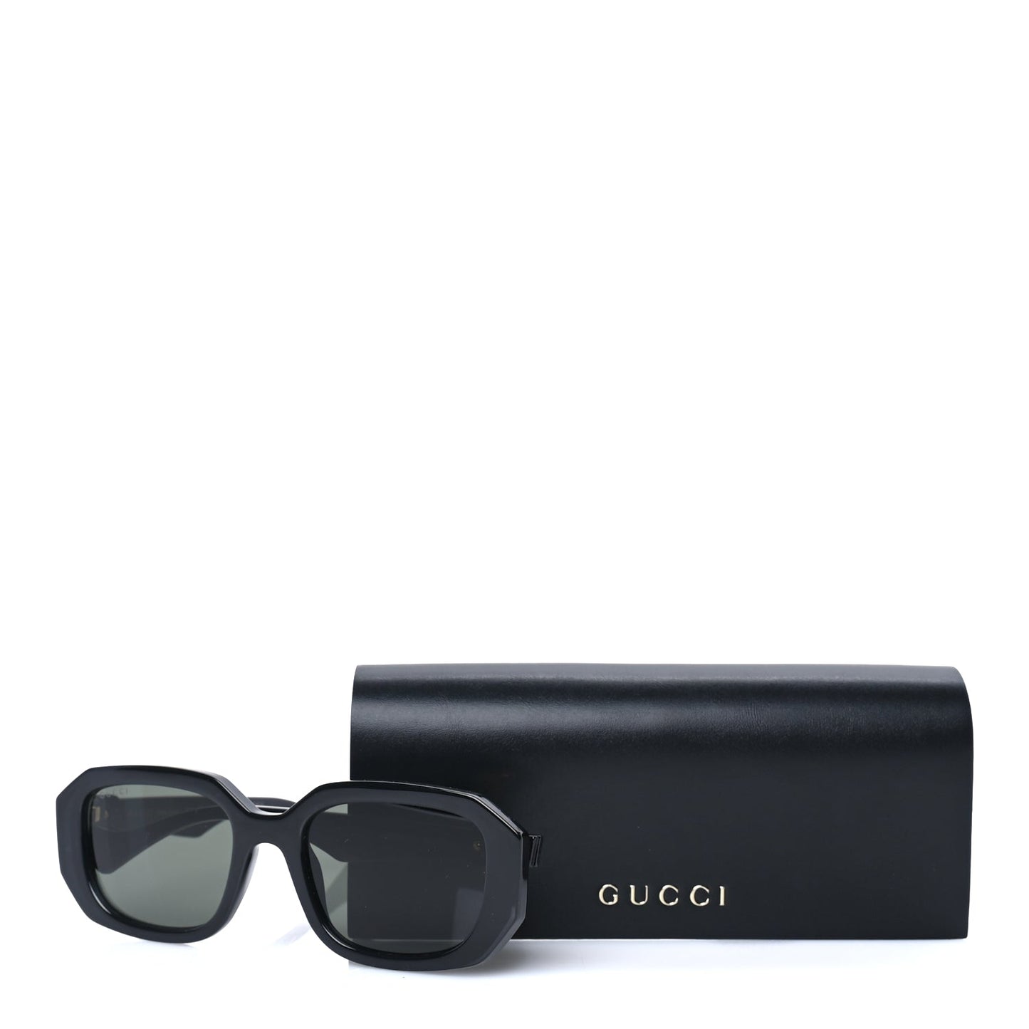 Gucci Acetate Rectangle Frame GG Generation Sunglasses GG1535S Black