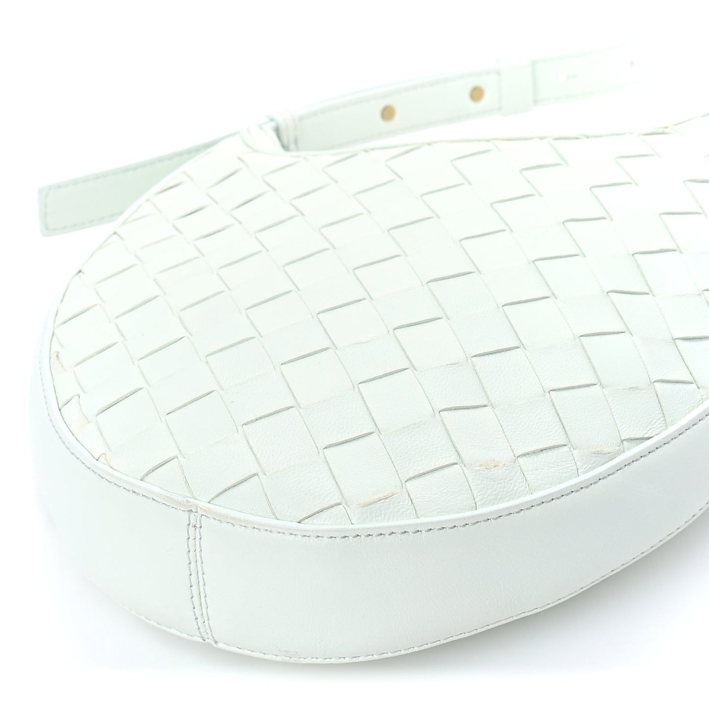 Bottega Veneta Nappa Intrecciato Small Drop Shoulder Bag Glacier