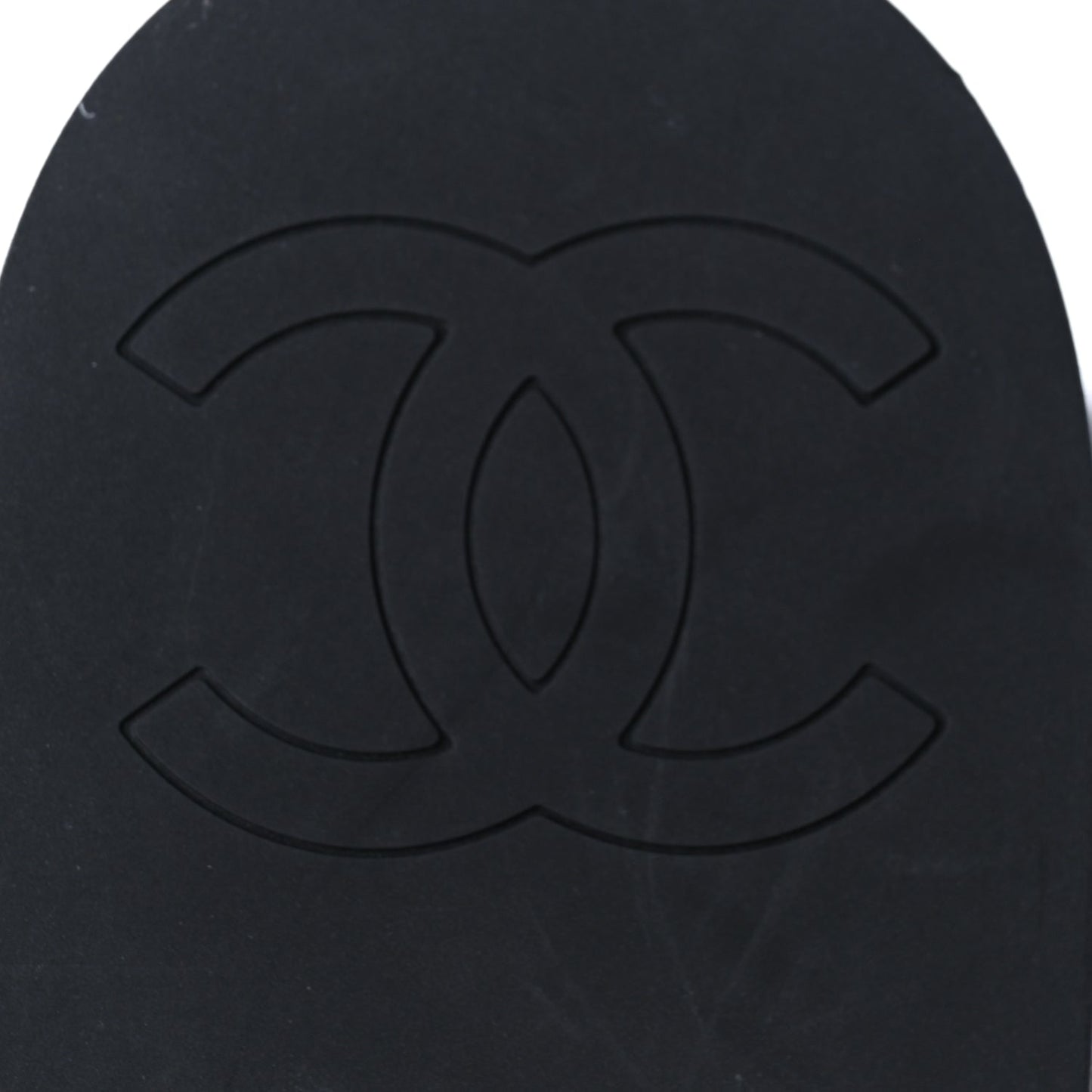 Chanel Shiny Crumpled Calfskin Quilted CC High Boots 37.5 Black