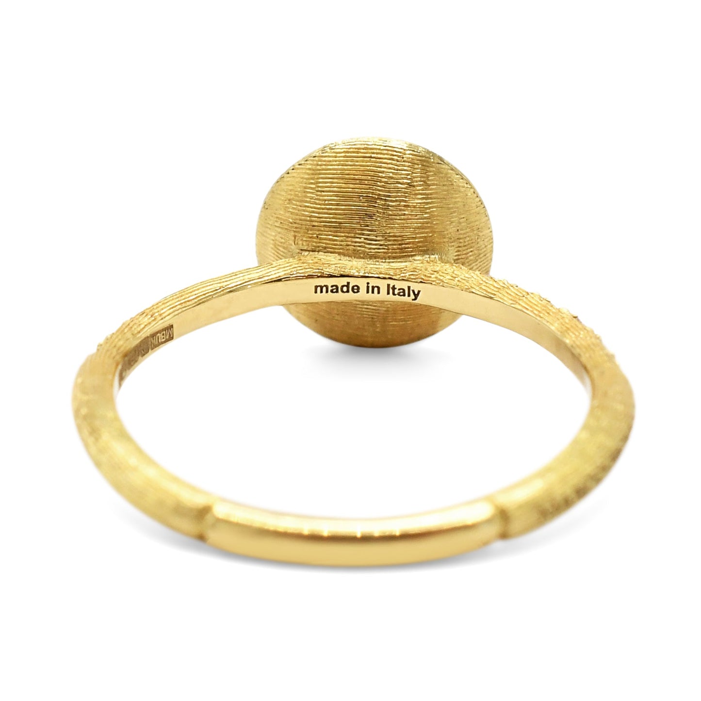 Marco Bicego Jaipur Pink Tourmaline Diamond Ring - 18ct Yellow Gold