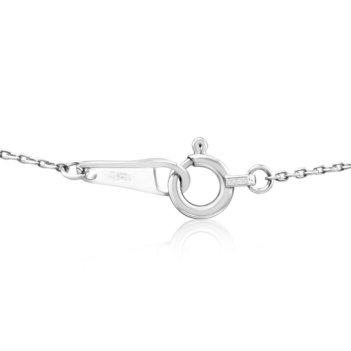 Brilliant Cut Diamond Cross On 16" Necklace - Platinum