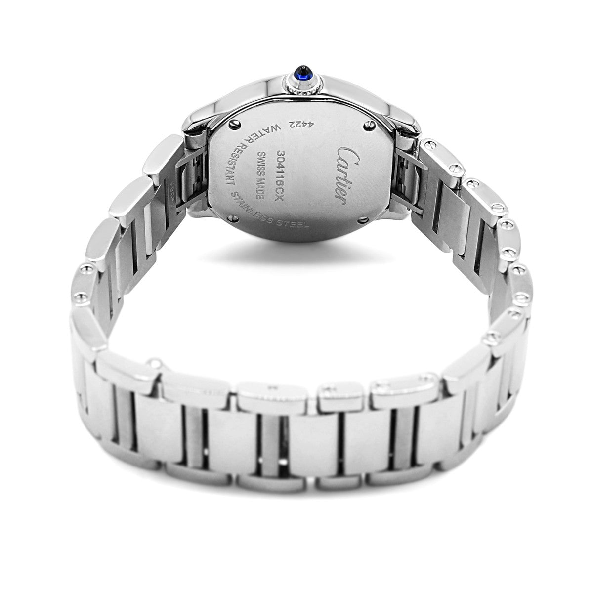 Cartier Santos Ronde Must 29mm Steel Quartz Watch Ref WSRN0033