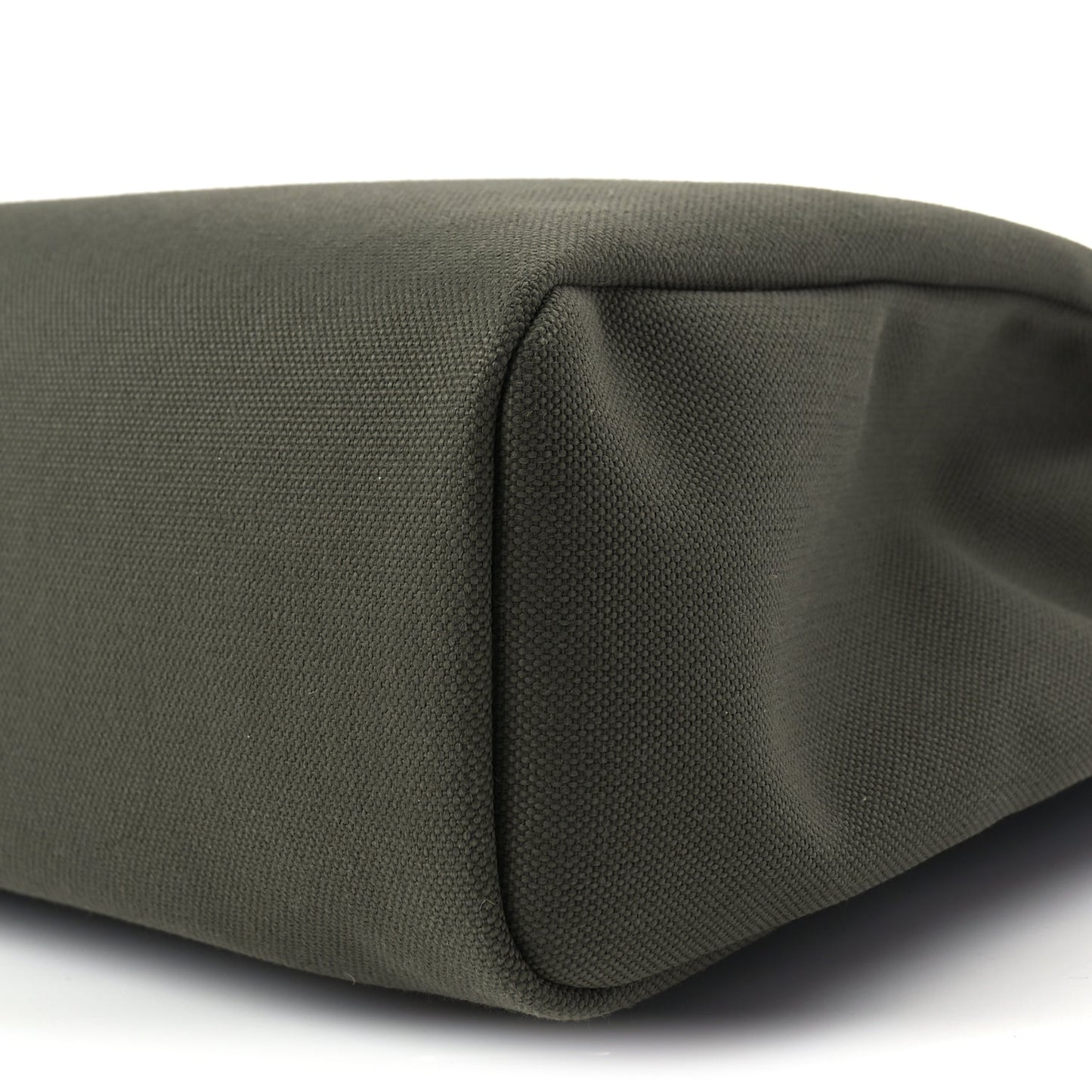 Hermes Military Toile Vache Hunter Herbag a Dos Zip Retourne Backpack Vert De Gris Black