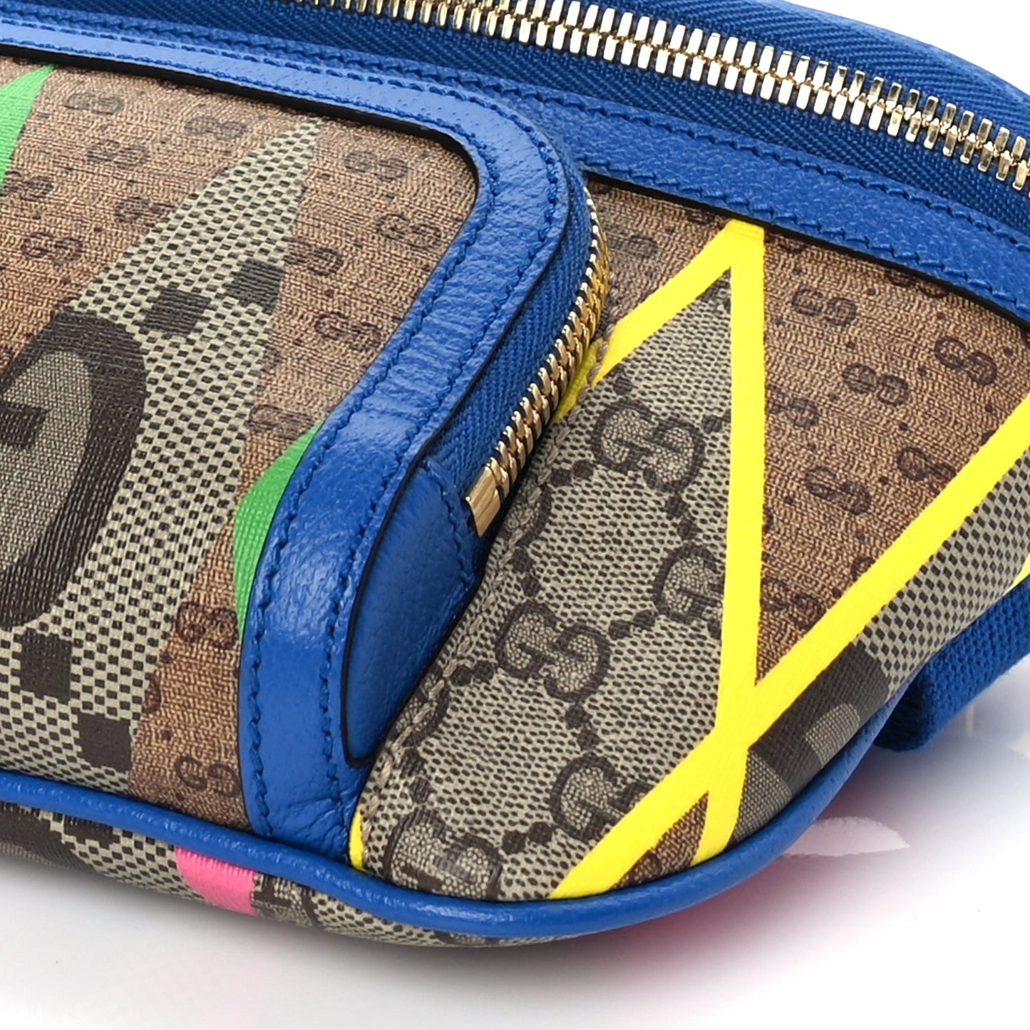 Gucci GG Supreme Monogram Rhombus Belt Bag Multicolour